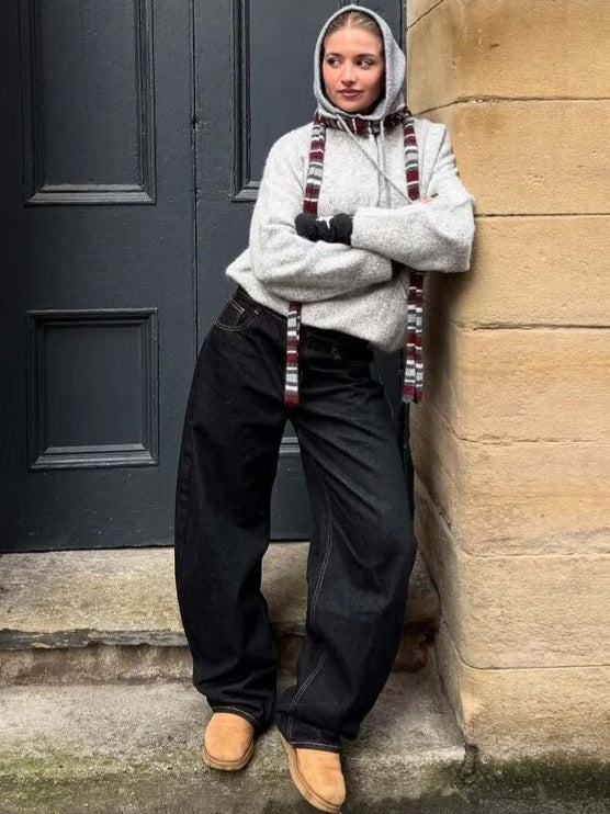 Women's Baggy Straight Leg Jeans