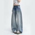 Women's Baggy Wide-Leg Low Rise Jeans