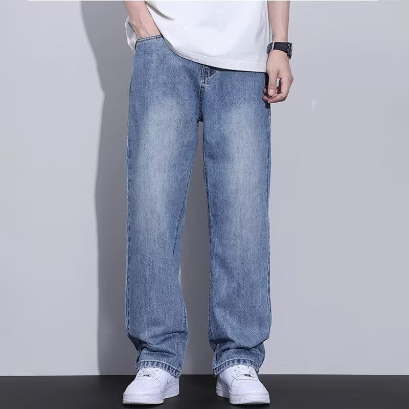 Men's Retro Straight Leg Jeans