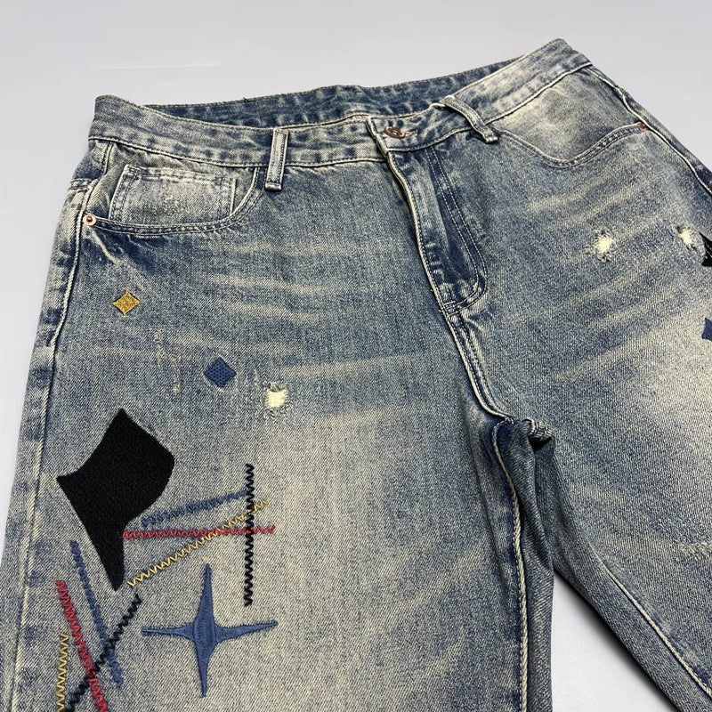 Men's Retro Denim Jeans