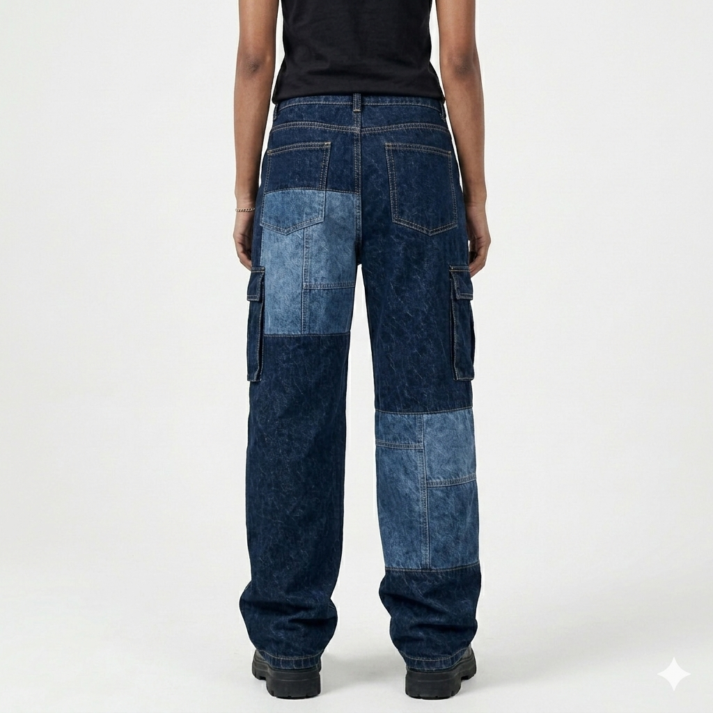 Unisex Limited Edition Patchwork Jeans