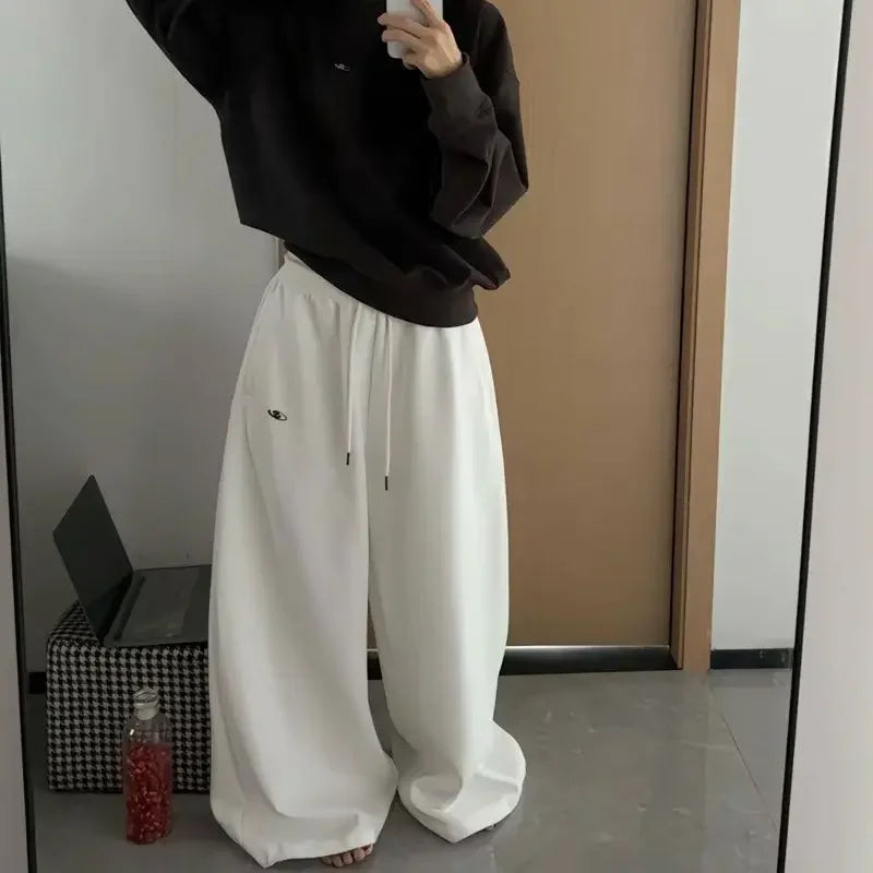 Baggy Oversized Womens Black Sweatpants