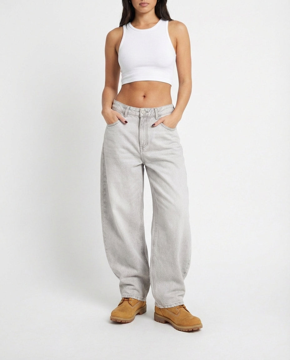 Women's Baggy Straight Leg Jeans