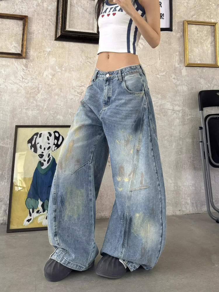 Vintage distressed jeans