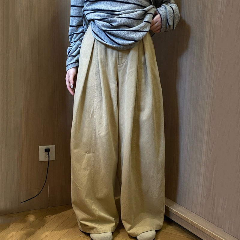 Womens 100% Cotton Baggy Pants