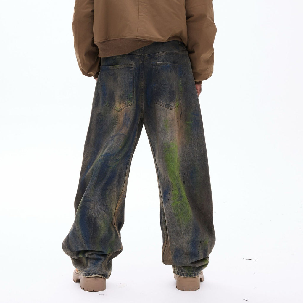 Men's Retro Denim Pants