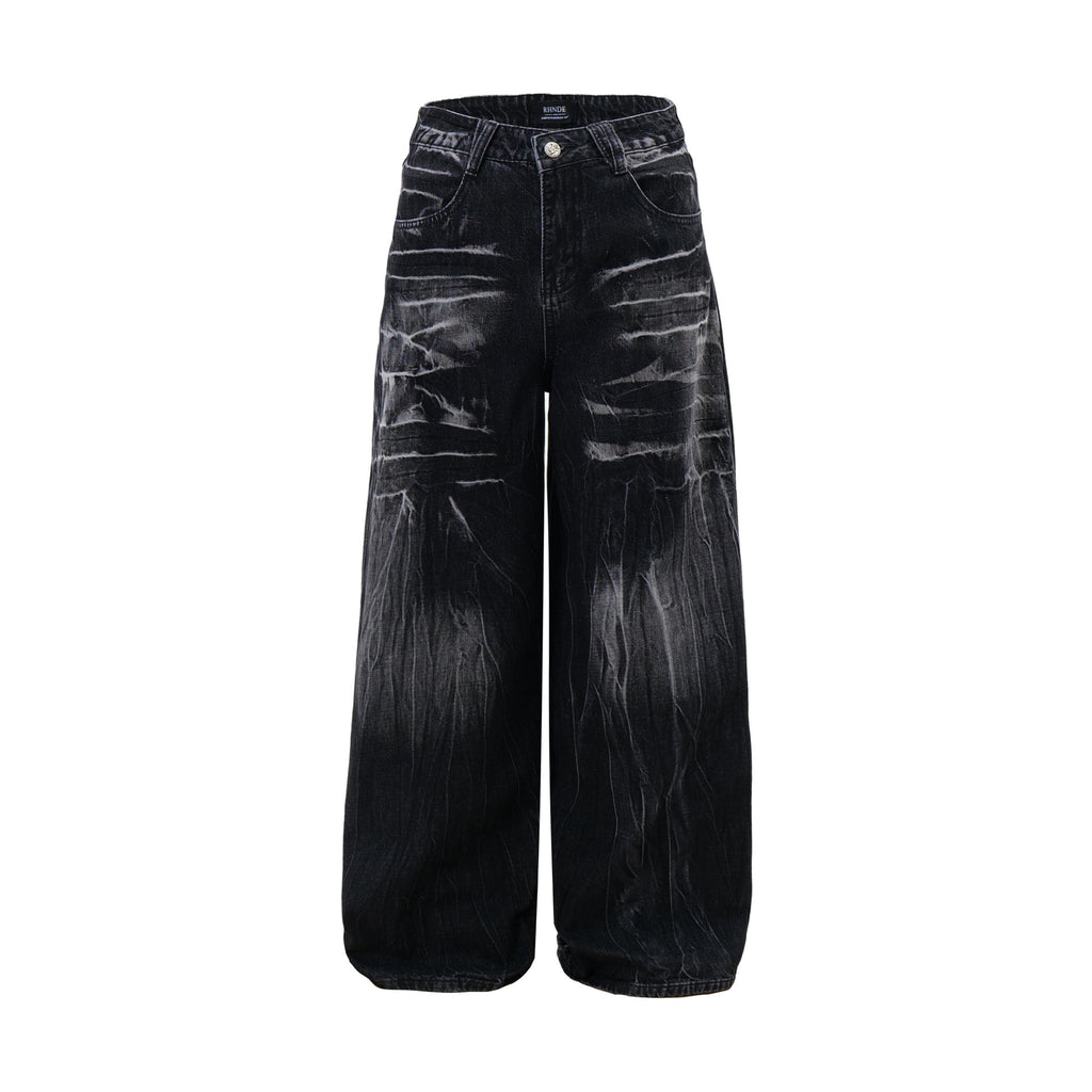 Men's Wide Leg Distressed jeans
