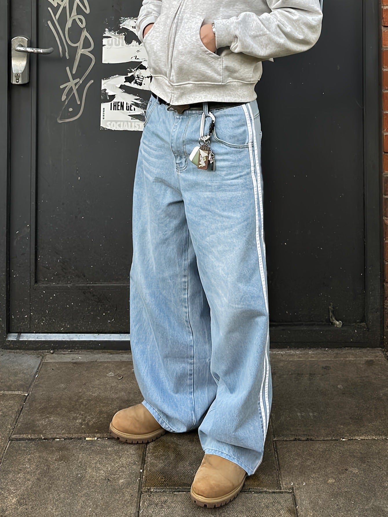 Mens Denim Baggy Jeans