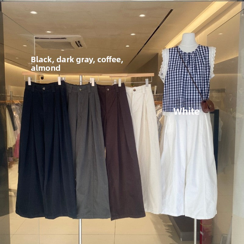 Womens 100% Cotton Baggy Pants