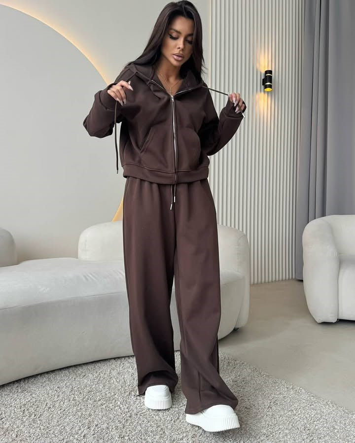 Women's Baggy Top And Bottoms Tracksuit