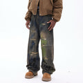 Men's Retro Denim Pants