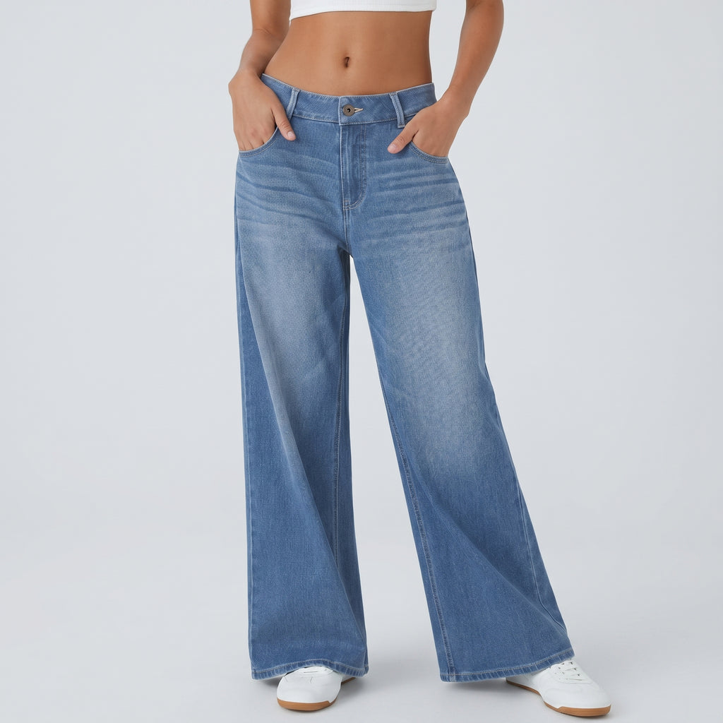 Women's Essential Wide Leg Jeans