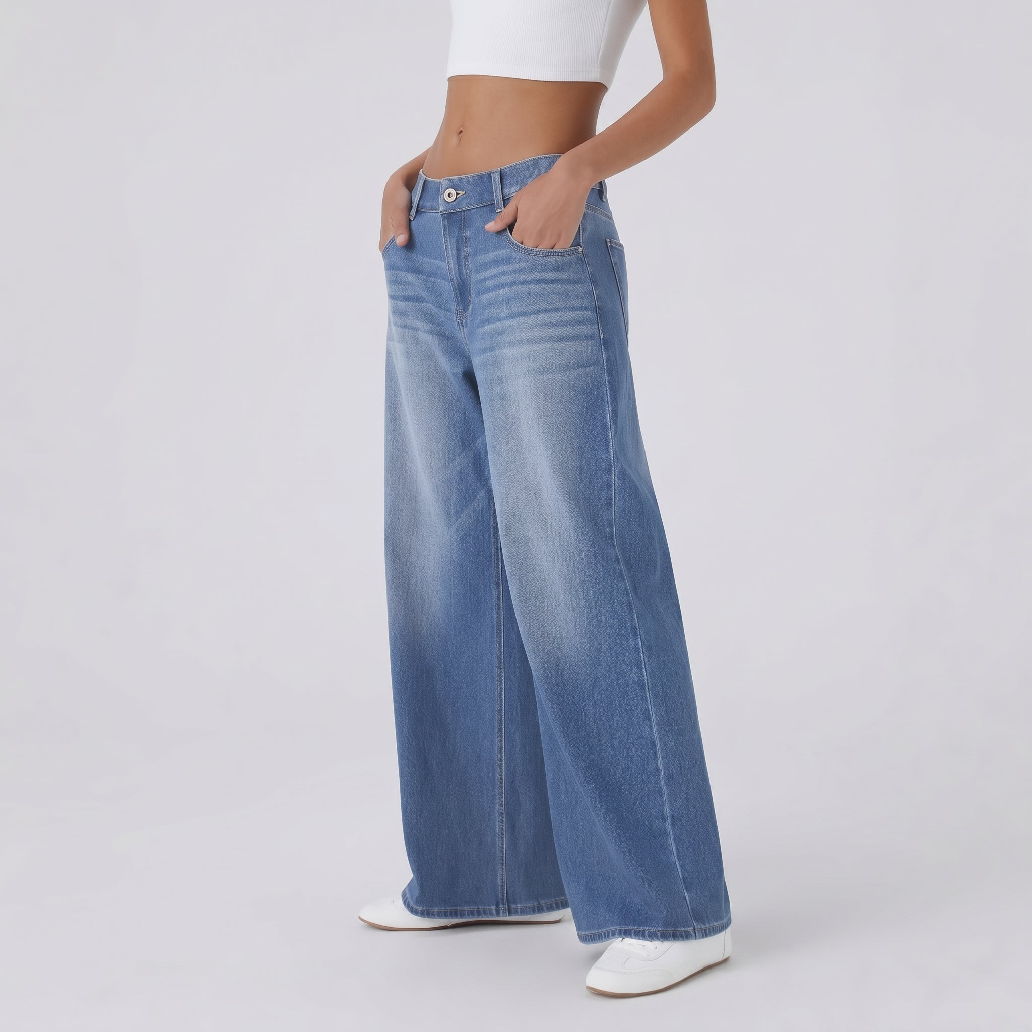 Women's Essential Wide Leg Jeans