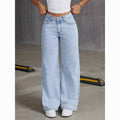 womens wide leg baggy jeans