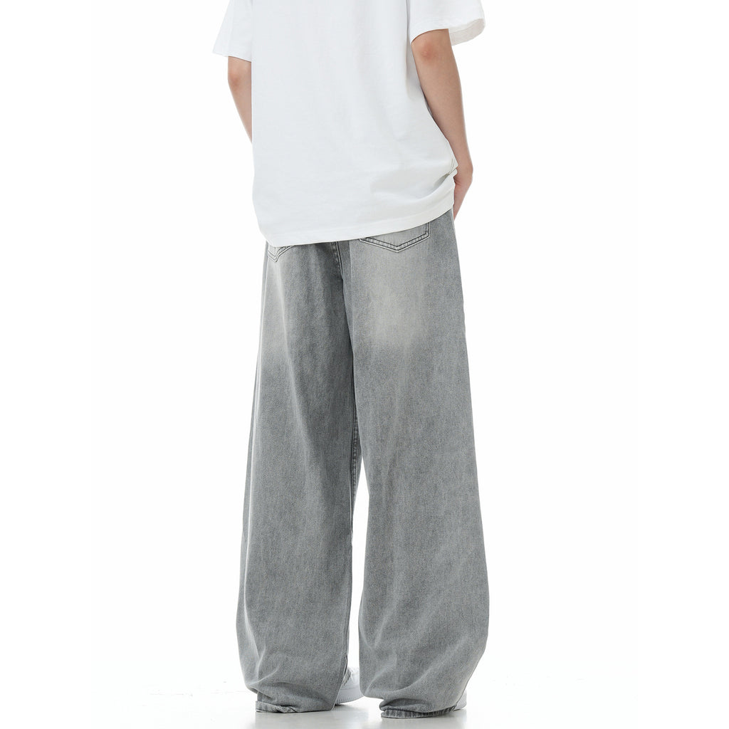 Men's Stacked Baggy Cotton Jeans