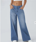 Retro Wide Leg Baggy Jeans