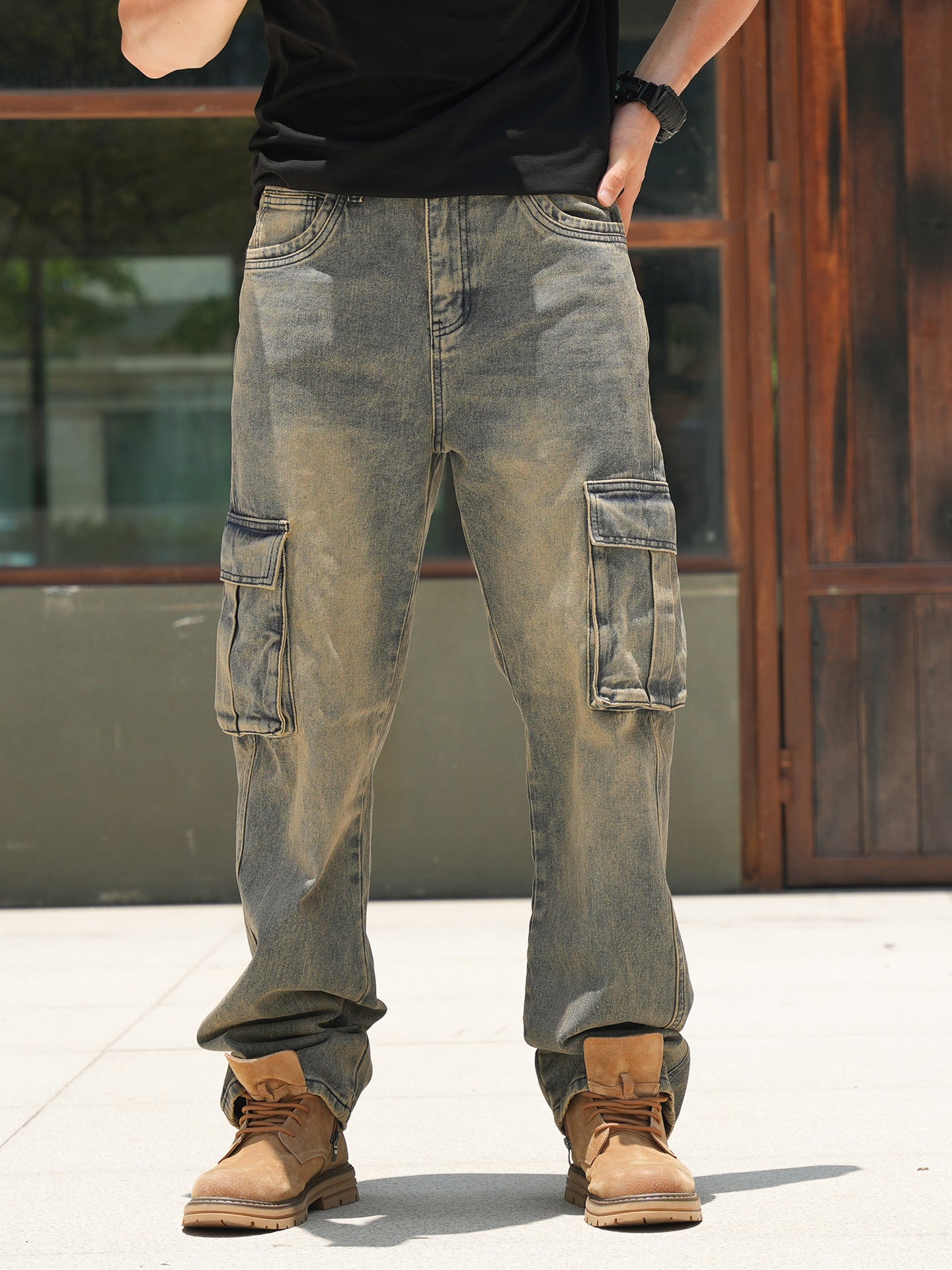 Baggy Workwear Inspired Jeans