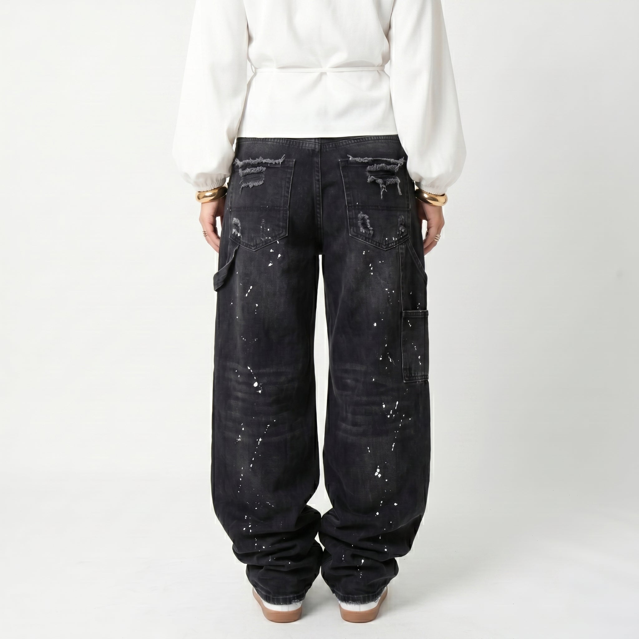 Women's Limited Edition Baggy Distressed Jeans