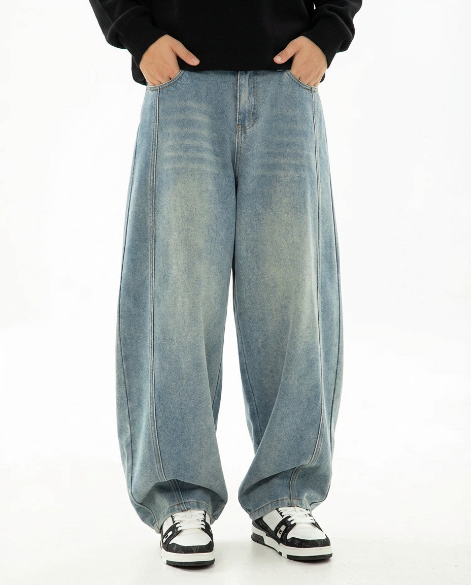 Unisex Baggy Jeans Wide-Leg