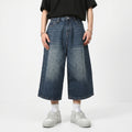 Men's Vintage Wash Denim Shorts