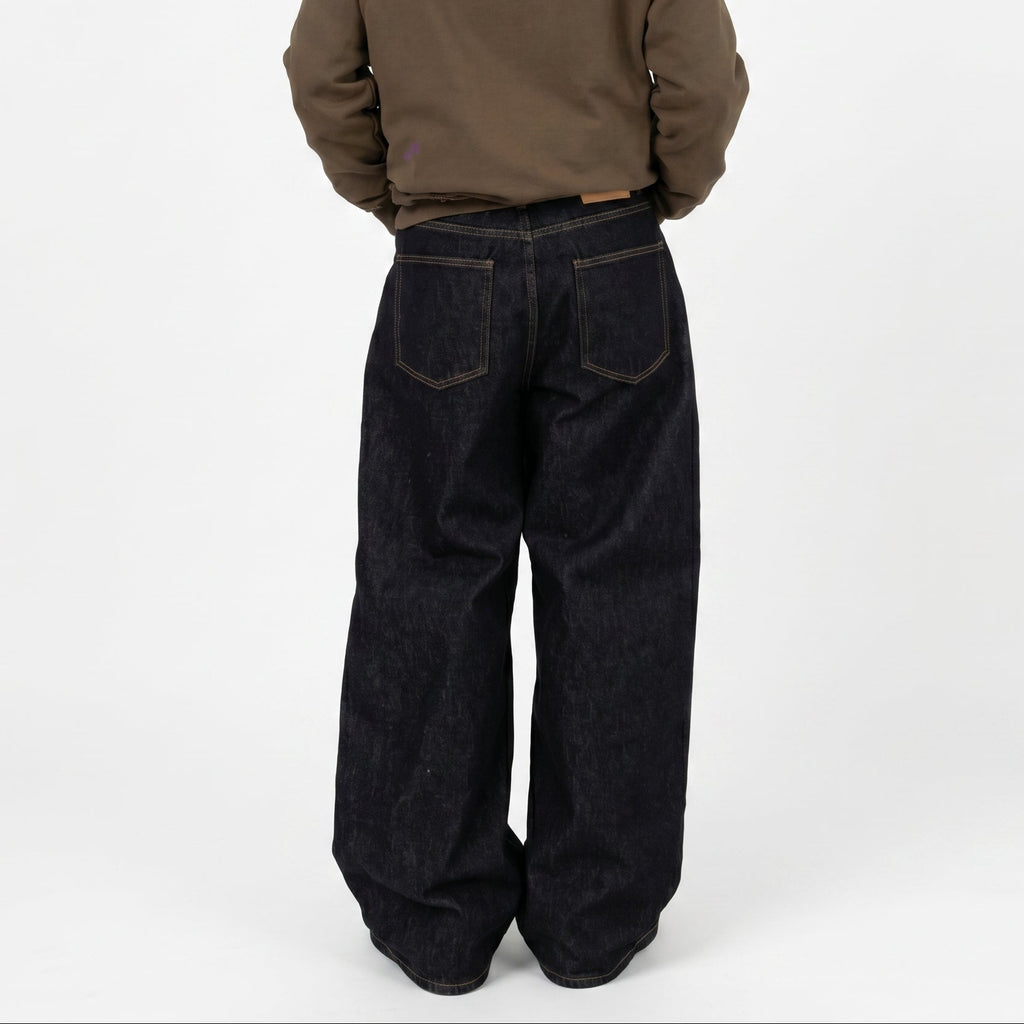 Men's Loose Wide Leg Denim Jeans