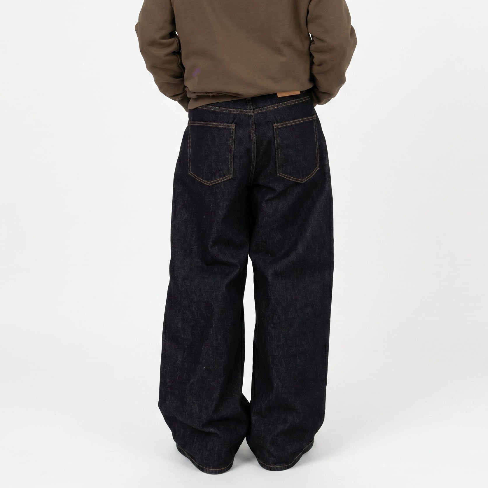 Men's Loose Wide Leg Denim Jeans