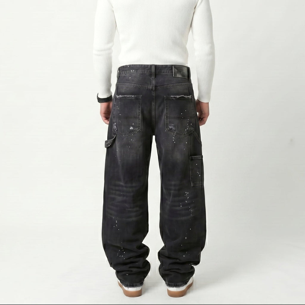 Men's Limited Edition Baggy Distressed Jeans