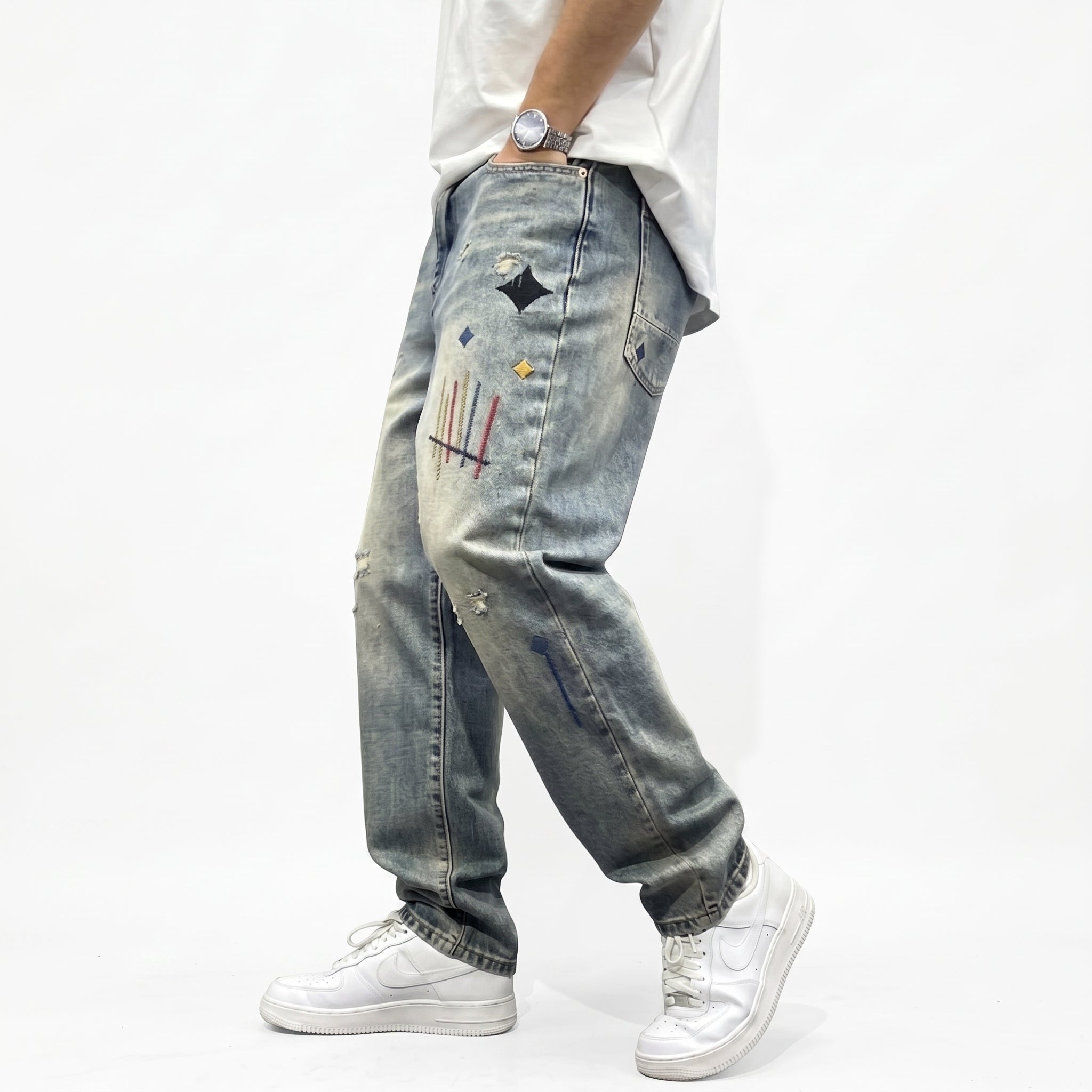 Men's Retro Denim Jeans