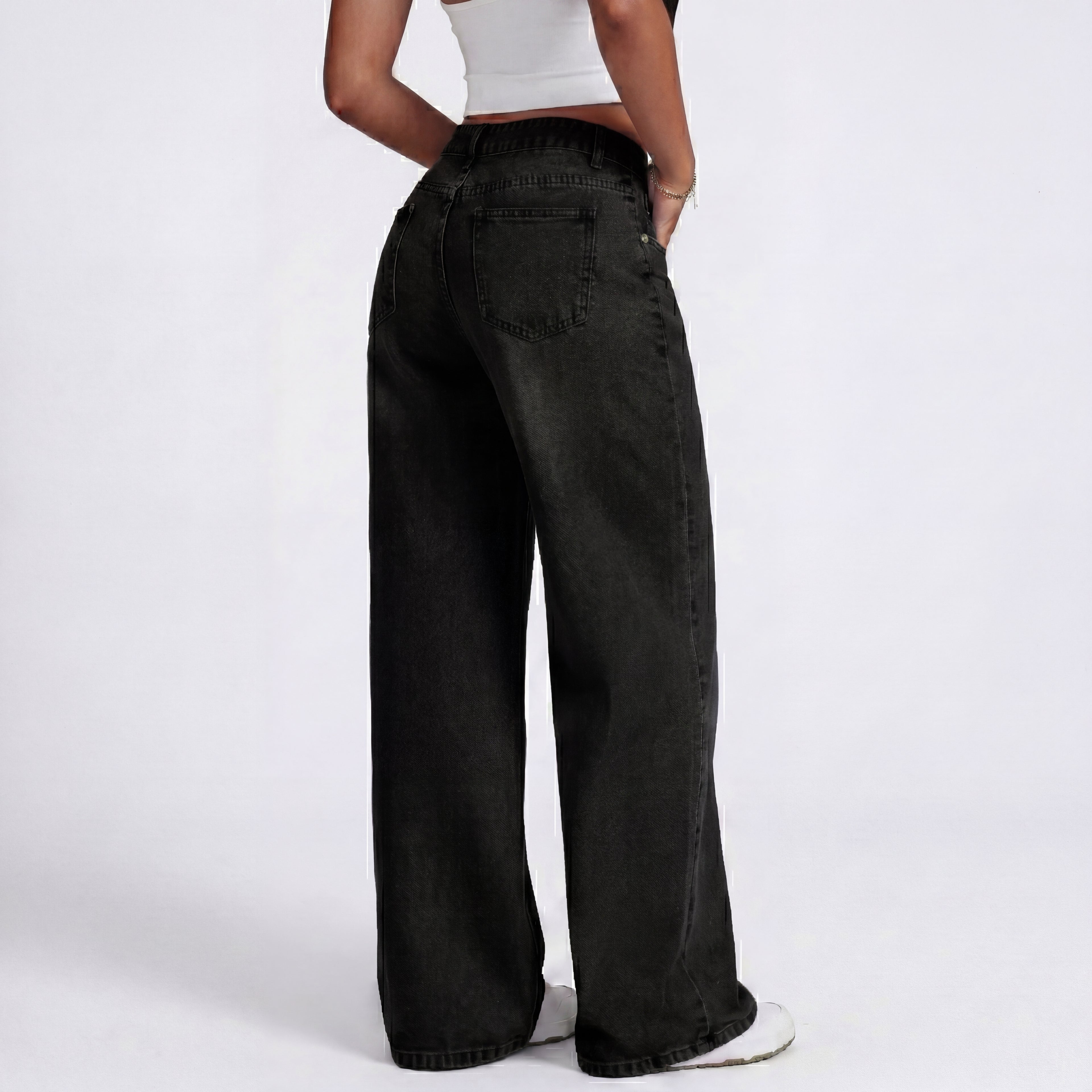 Women's High Rise Straight Denim Jeans