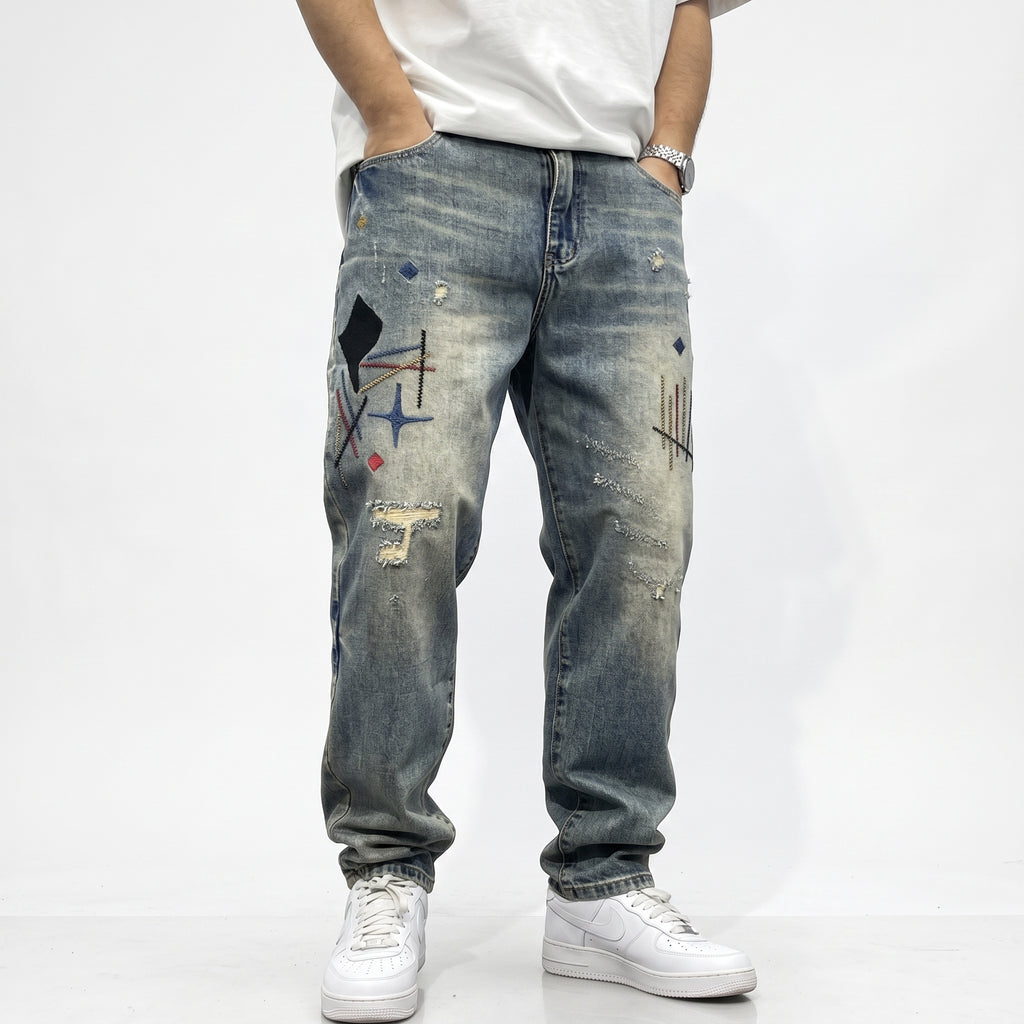 Men's Retro Denim Jeans