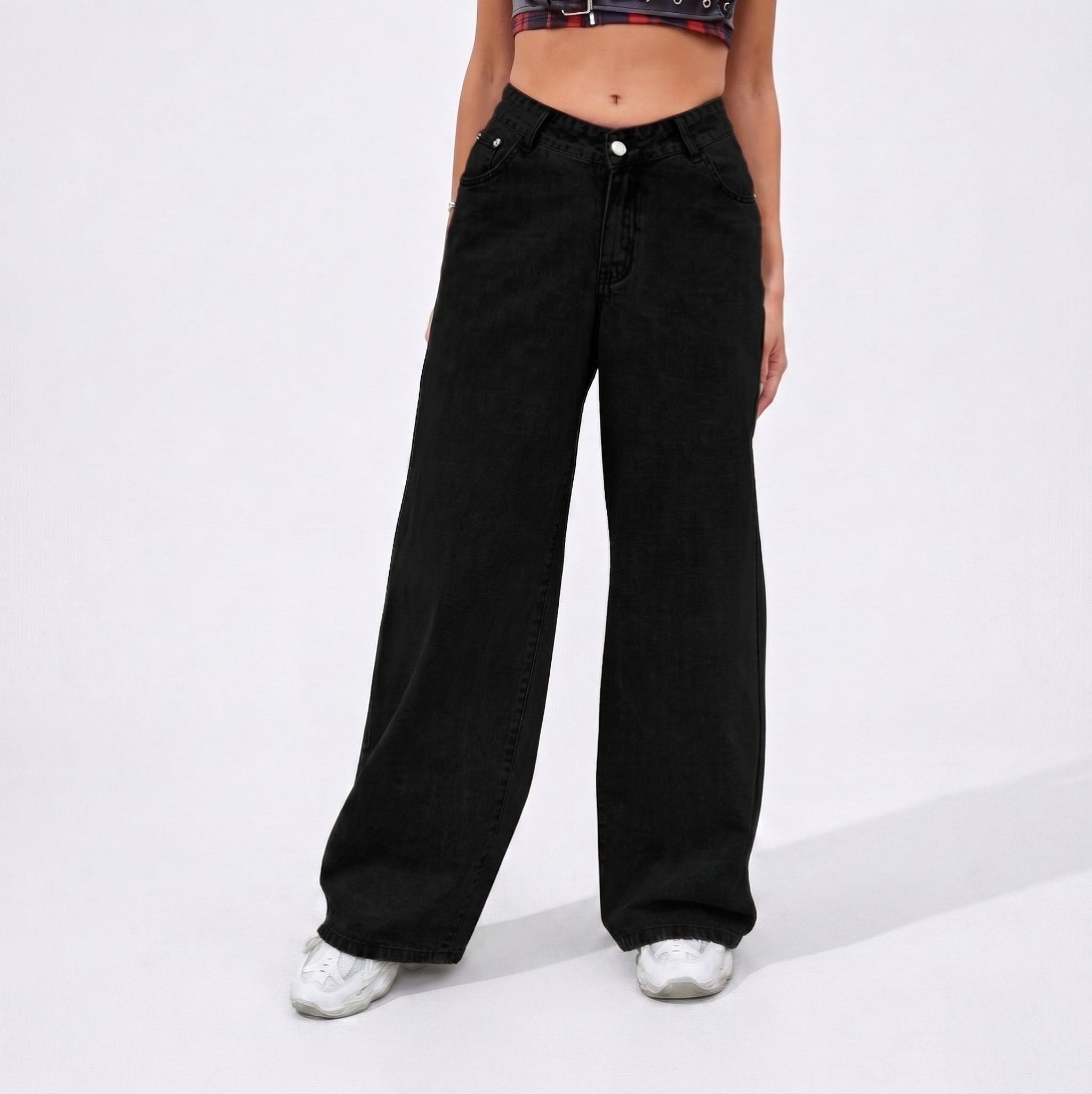 Women's High Rise Straight Denim Jeans