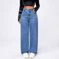 Women's High Rise Straight Denim Jeans